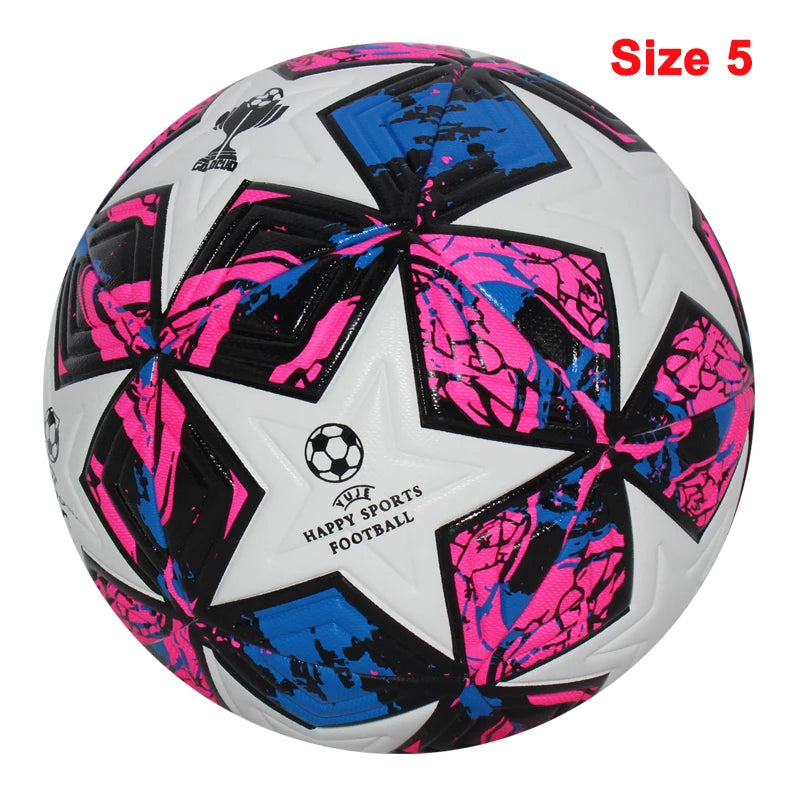 Ballon de Football Taille Officielle 4/5 PU — Sans Couture Match Extérieur