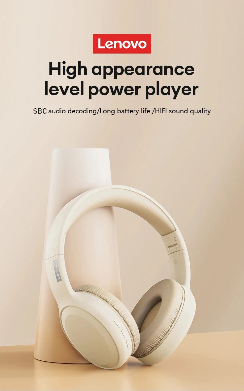 Casque Bluetooth HiFi stéréo sans fil — sport, micro, pliable, faible latence, jeu