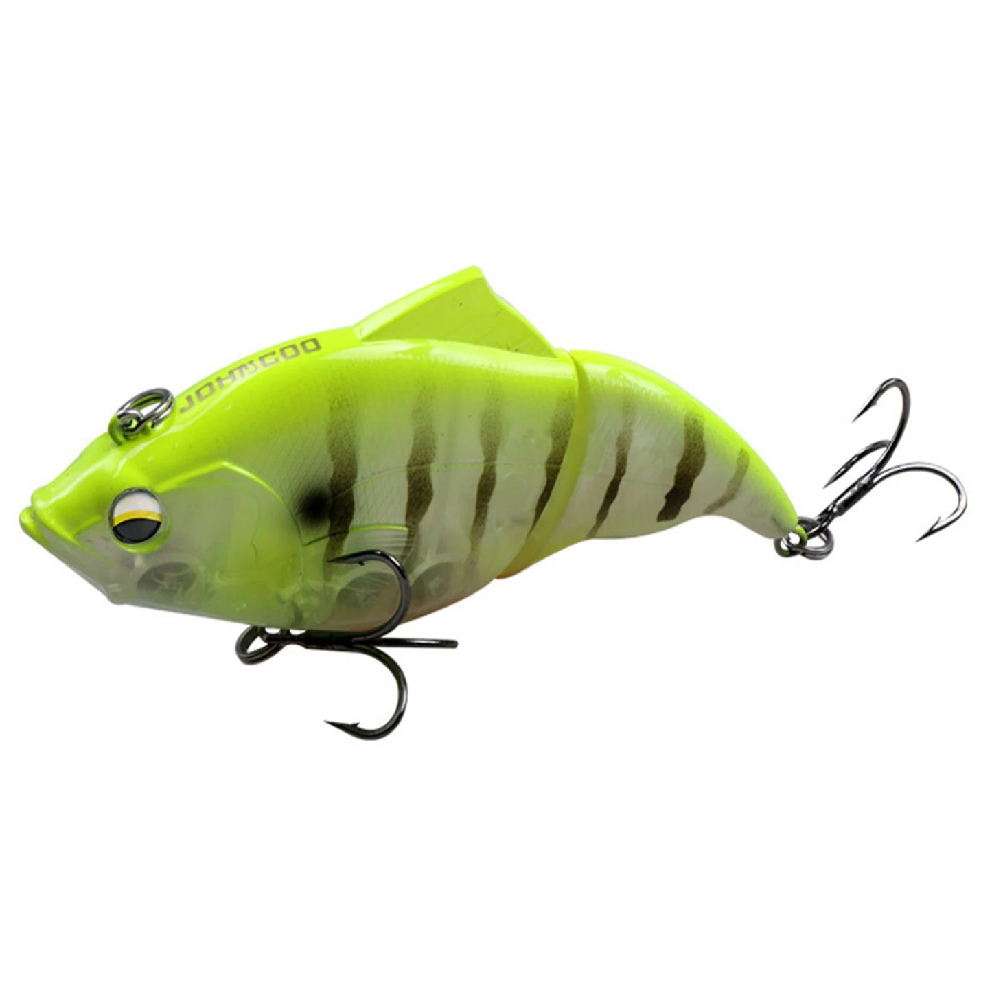 JOHNCOO 115mm coulant VIB leurre de pêche sans lèvres manivelle artificielle flottant dur appât brochet bar matériel de pêche