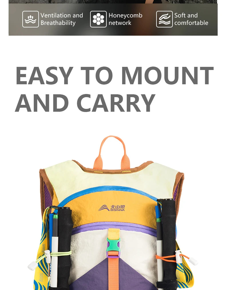Sac à Dos Camping Ultraléger 18L — Randonnée, Cyclisme & Pêche Homme Femme