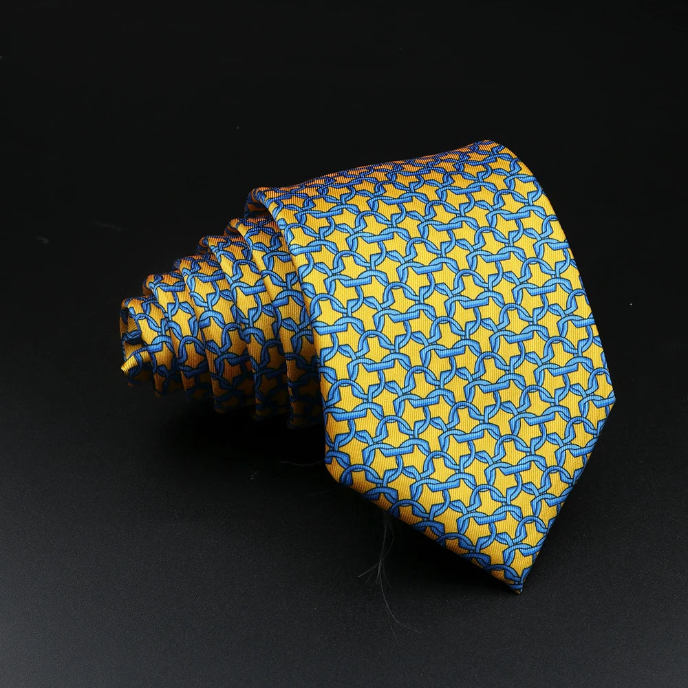 51 Estilos hombres corbatas de seda Jacquard a rayas a cuadros corbata floral accesorios uso diario camisa traje corbata regalo de fiesta de boda