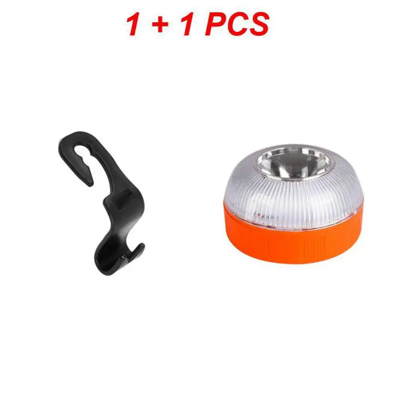 Balise de Secours V16 Homologuée DGT 2024 — LED, Rechargeable, Induction Magnétique, Espagne