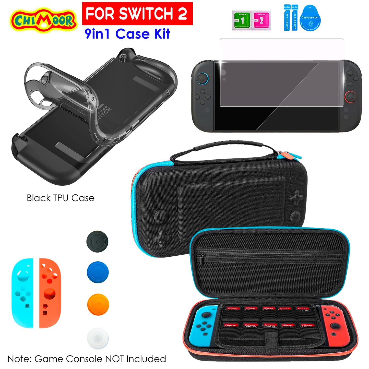 Étui de protection pour console portable 2025 — housse TPU, anti-rayures, absorption des chocs, poignée ergonomique