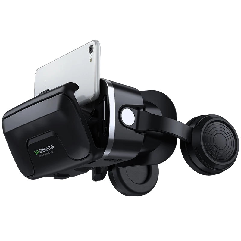Casque VR 3D réalité virtuelle pour smartphone — lentilles, jeu vidéo, jumelles (v16)
