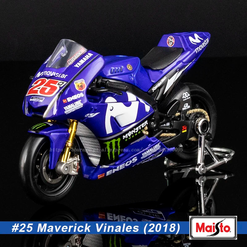 Maisto 1:18 2024 Equipo Ducati Lenovo # 1 Bagnaia Piloto Campeón Moto GP Carrera Aleación Fundida Modelo de Motocicleta Colección Regalo Juguete