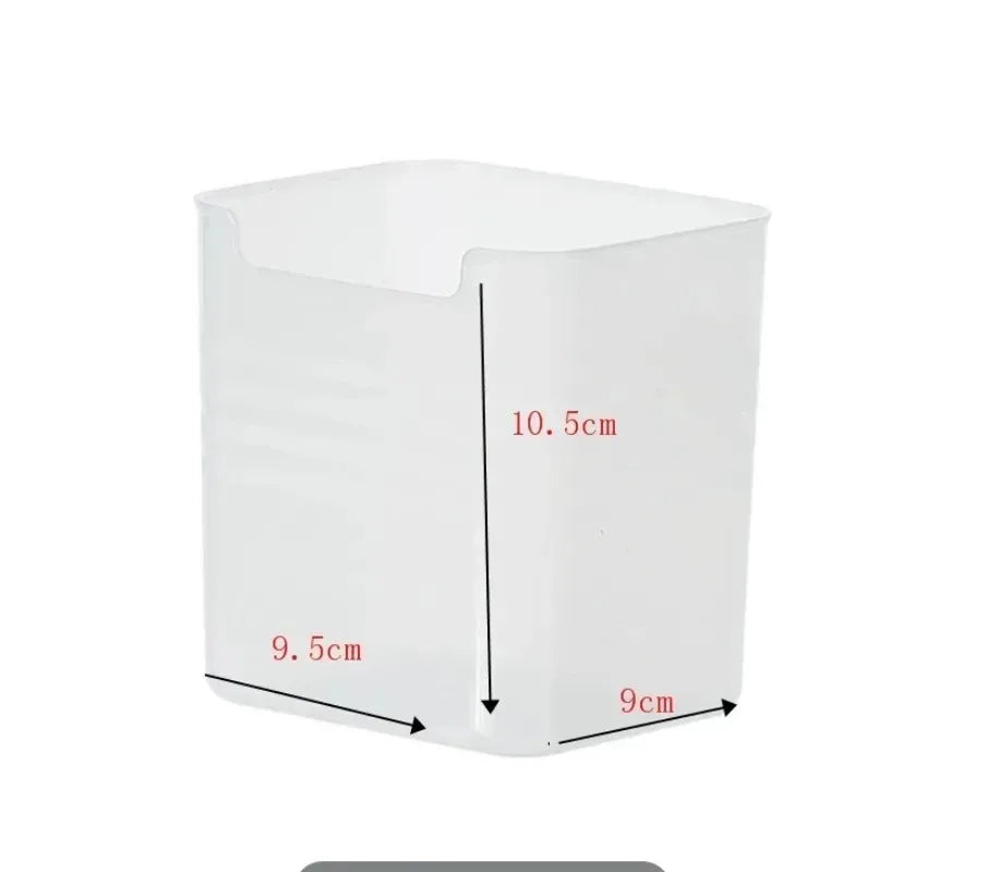 Refrigerator storage boxes, 1/5 pieces, fresh food organizer, cold storage, vegetable, fruit, spice bin, food container, kitchen boxes for home