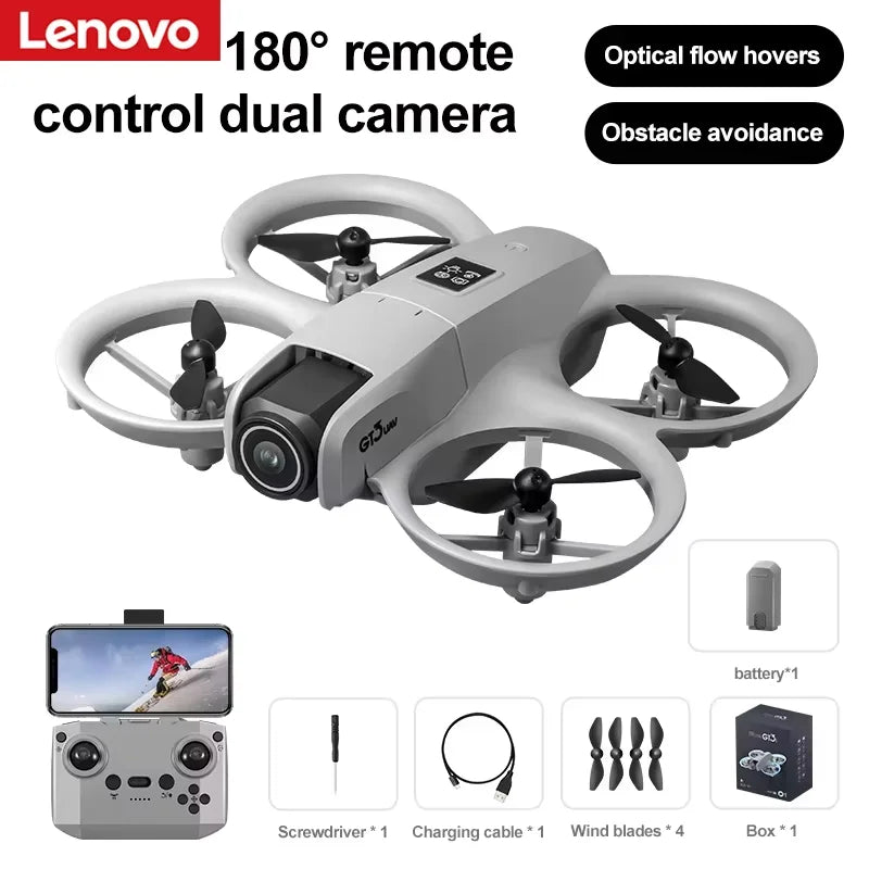 Drone 8K HD — grand écran, flux optique, moteur brushless, évitement intelligent d'obstacles, UAV