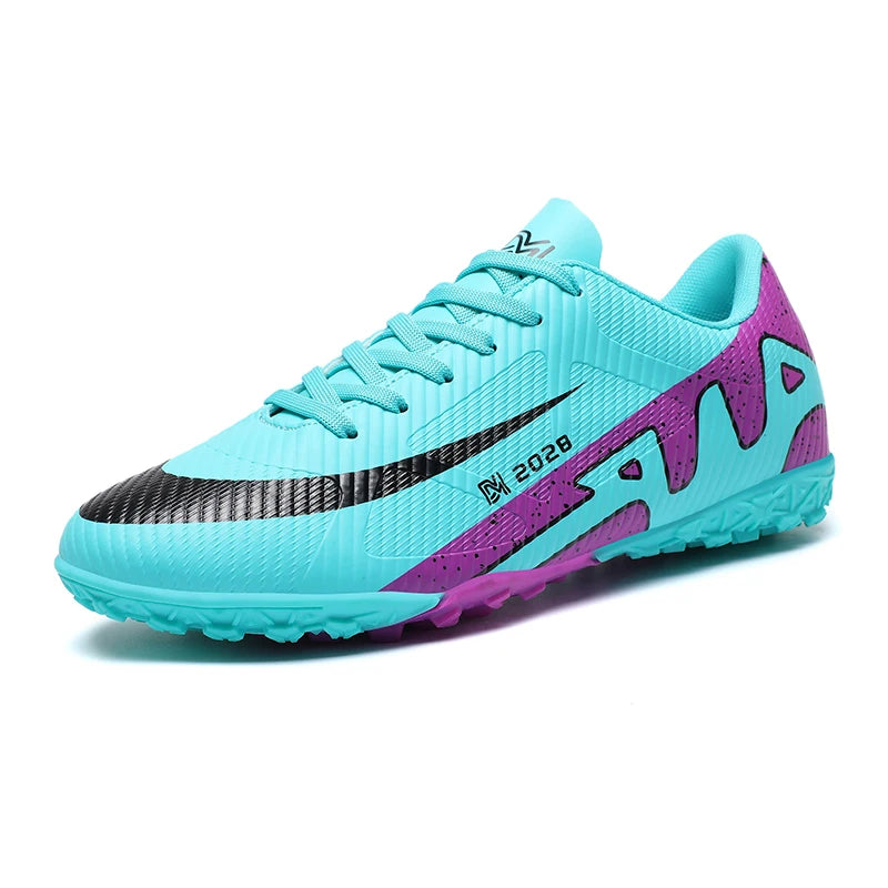 Sxfdneay Chaussures de Football FG Homme Cuir Microfibre Basses — Professionnel, Pelouse EU 31–48