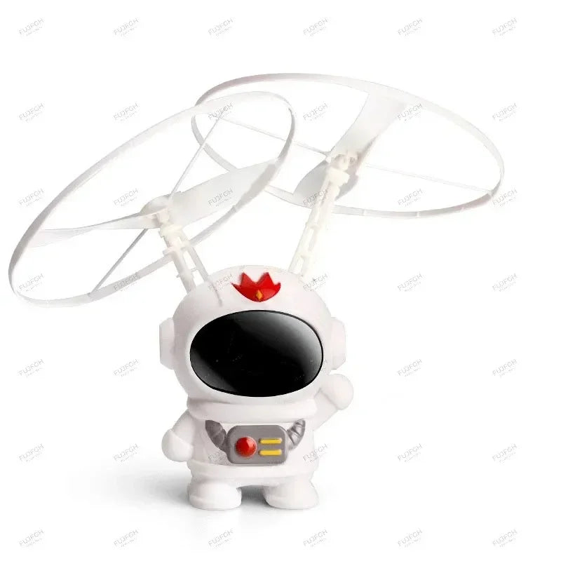 Robot volant lumineux en lévitation, avion jouet d'astronaute, Drone interactif à commande manuelle avec lumières, jouets d'extérieur pour enfants, cadeau