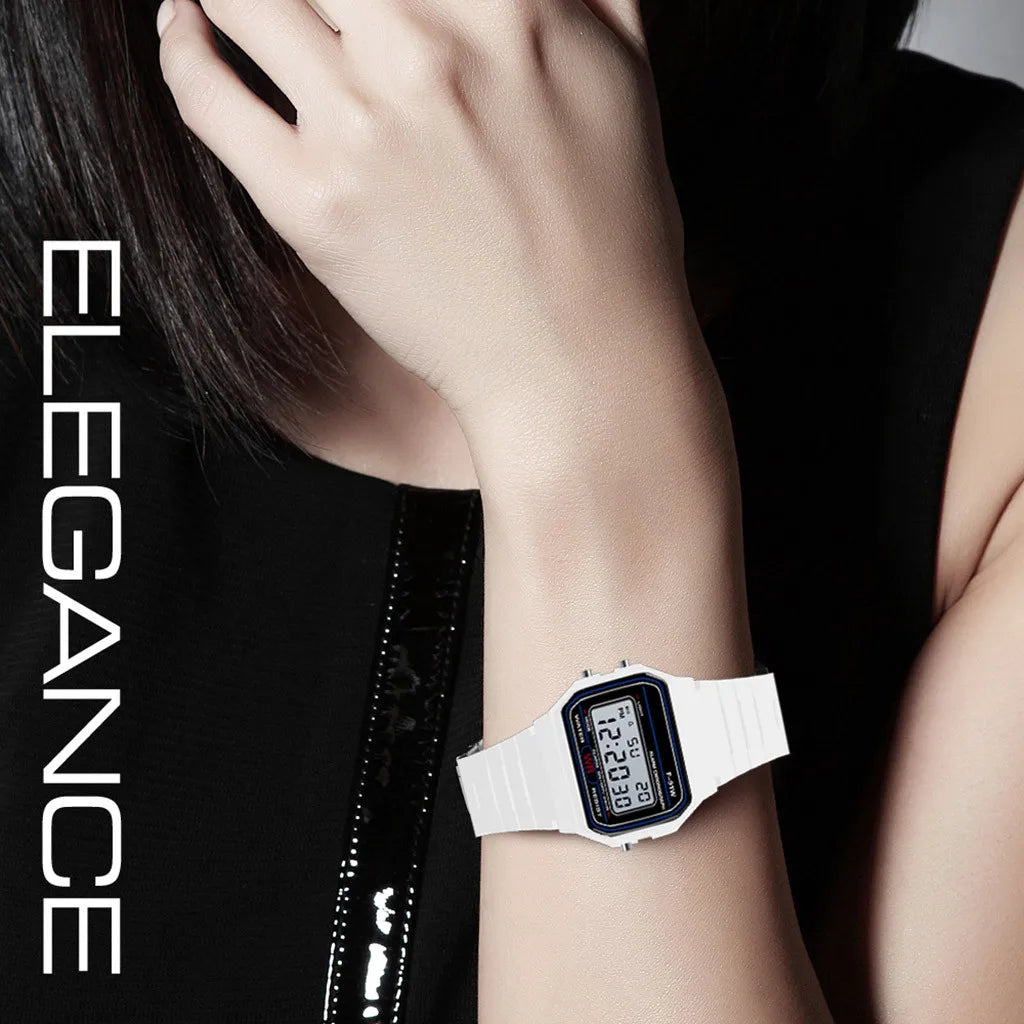 Montre Militaire Analogique Numérique LED Étanche — Sport Alarme Homme Femme