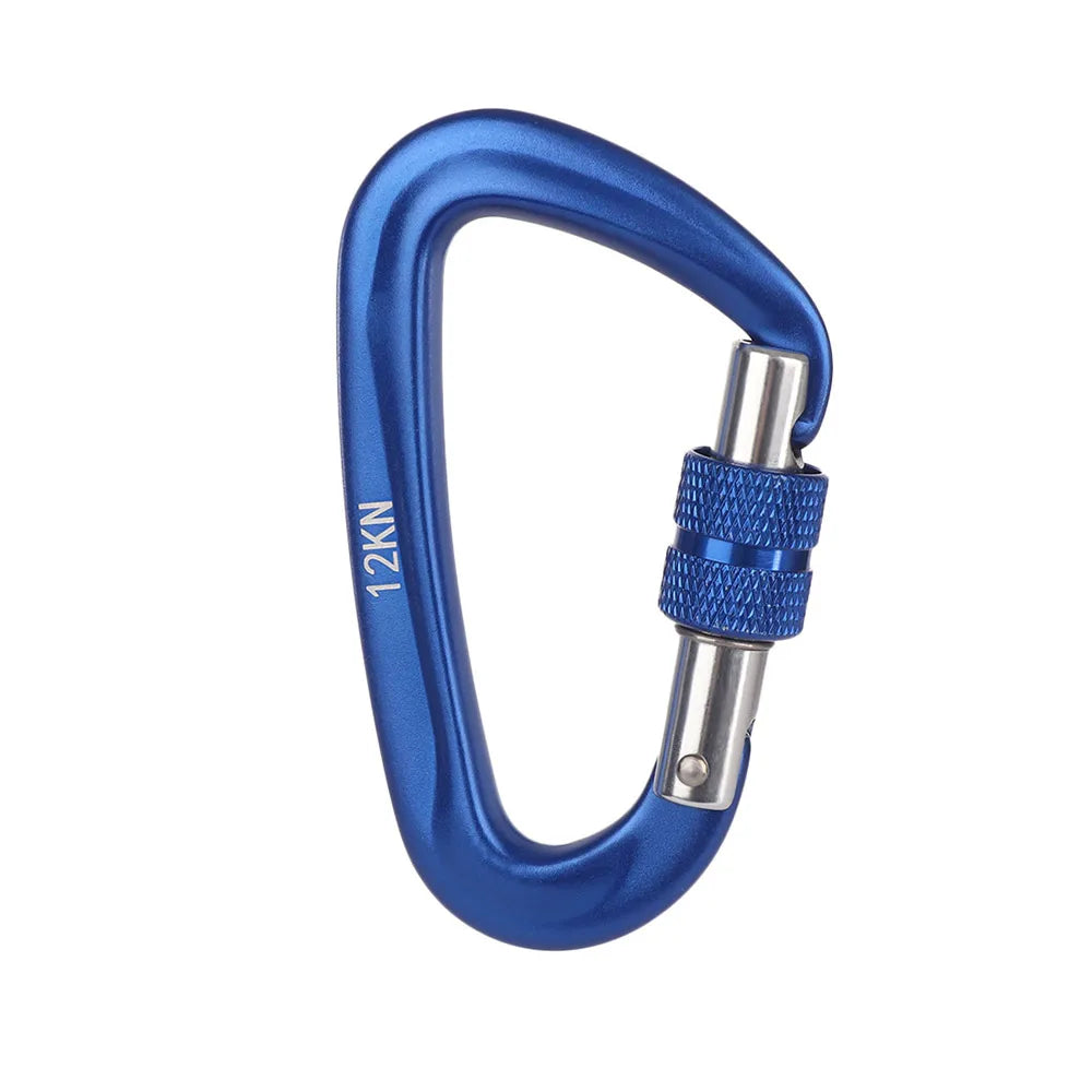 Accessoires de verrouillage principal de sécurité en aluminium de qualité, équipement de protection d'alpinisme, mousqueton professionnel, crochets pour clés d'escalade