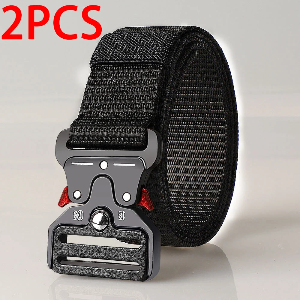 Men's Versatile Tactical Belts – Durable & Adjustable Design – For Outdoor Sports Enthusiasts, Pair with Jeans, for Men and Women