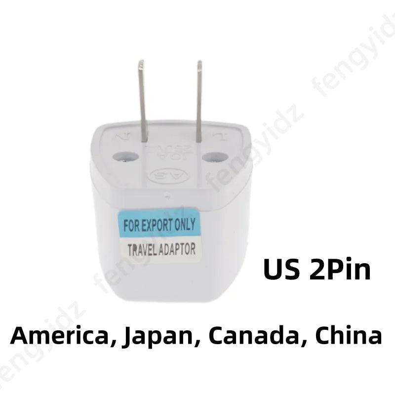Adaptateur de prise US vers EU corée KR Euro Europea vers amérique chine Canada royaume-uni AU adaptateur de voyage universel convertisseur ca adaptateur d'alimentation