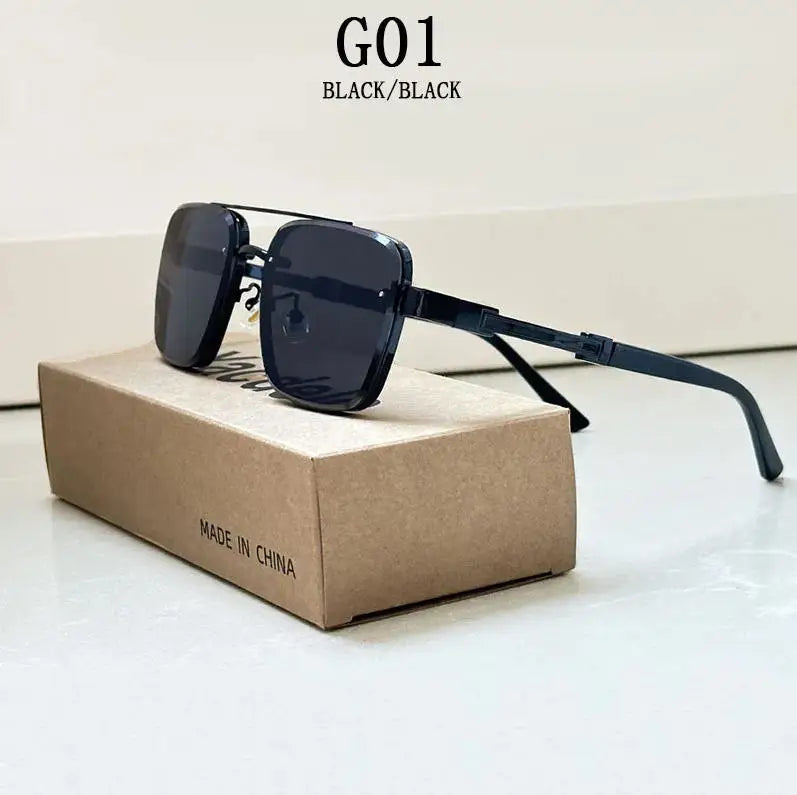 Lunettes de soleil carrées pour hommes et femmes — vintage, mode, rétro, 2025 (v3)