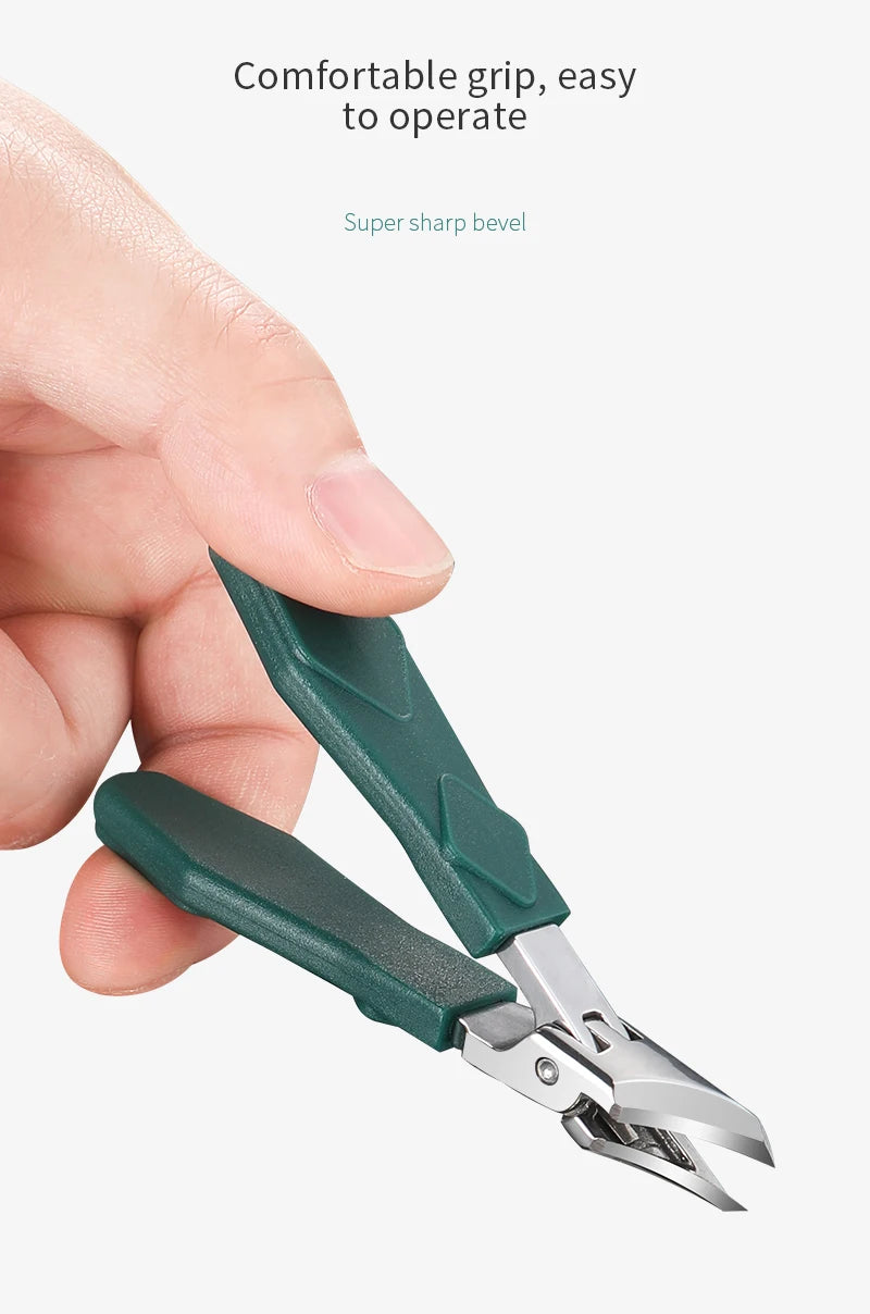Coupe-ongles pour ongles incarnés ou épais, coupe-ongles professionnel pour podologue, pince à ongles avec acier inoxydable Ultra