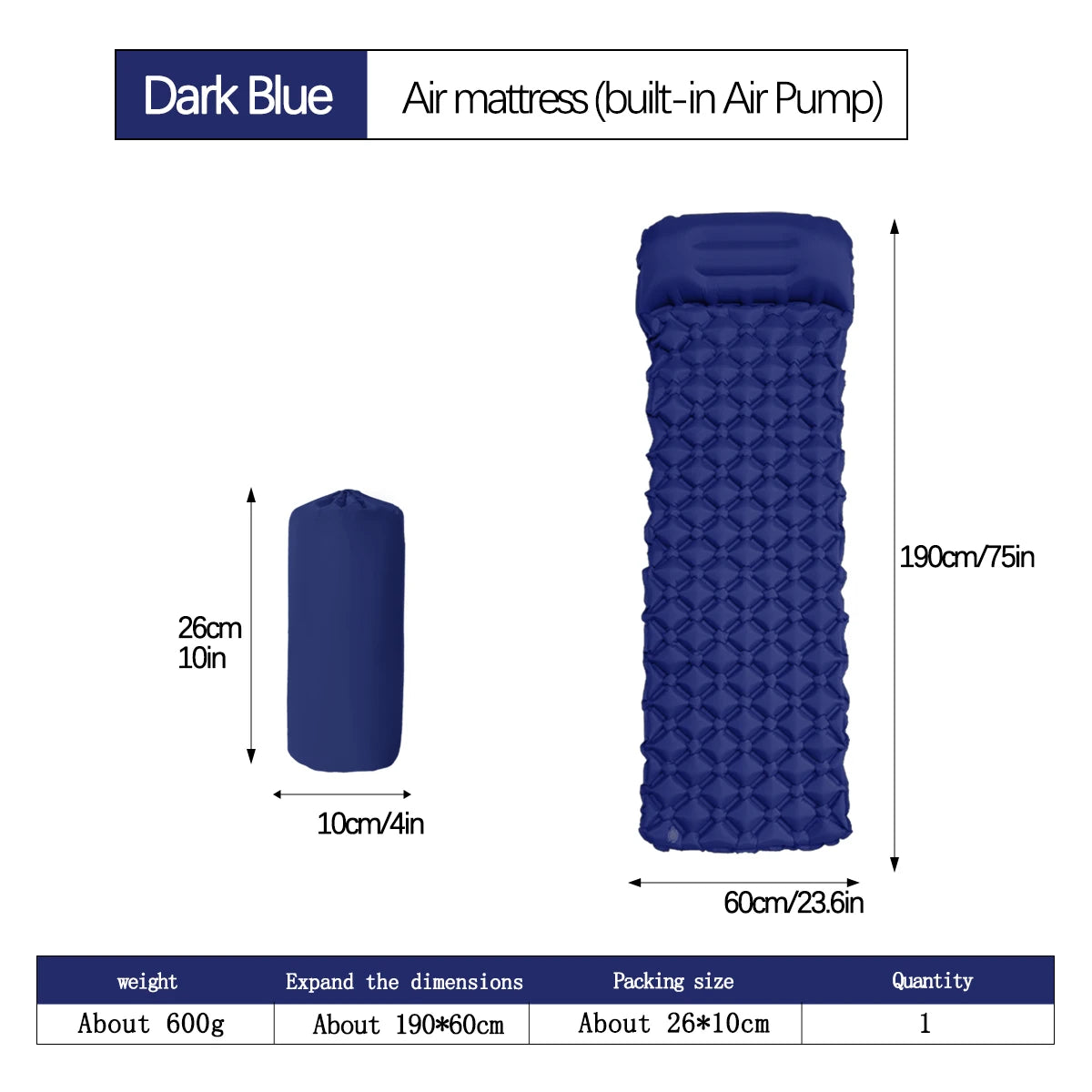 Tapis de couchage pliant pour Camping en plein Air, matelas gonflable de plage avec oreillers, tapis d'air ultraléger pour voyage et randonnée, nouveau