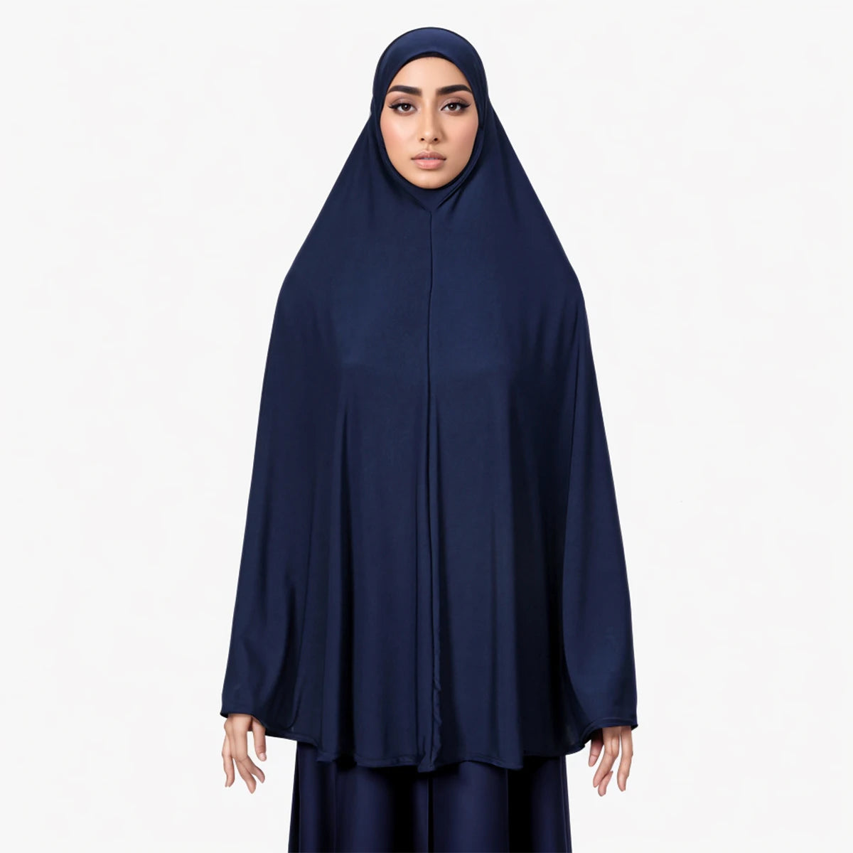 Femmes Khimar instantané Hijab modeste musulman islamique Ramadan doux léger Jersey Hijab longue écharpe Amira prière Abaya Jilbab