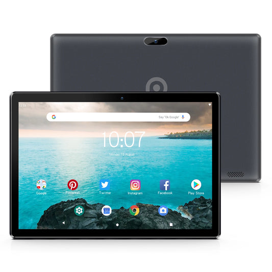 PRITOM 10-inch Tablet with SIM Slot Android 13 64GB Quad Core Touchscreen WiFi GPS 3G Phone Call Support