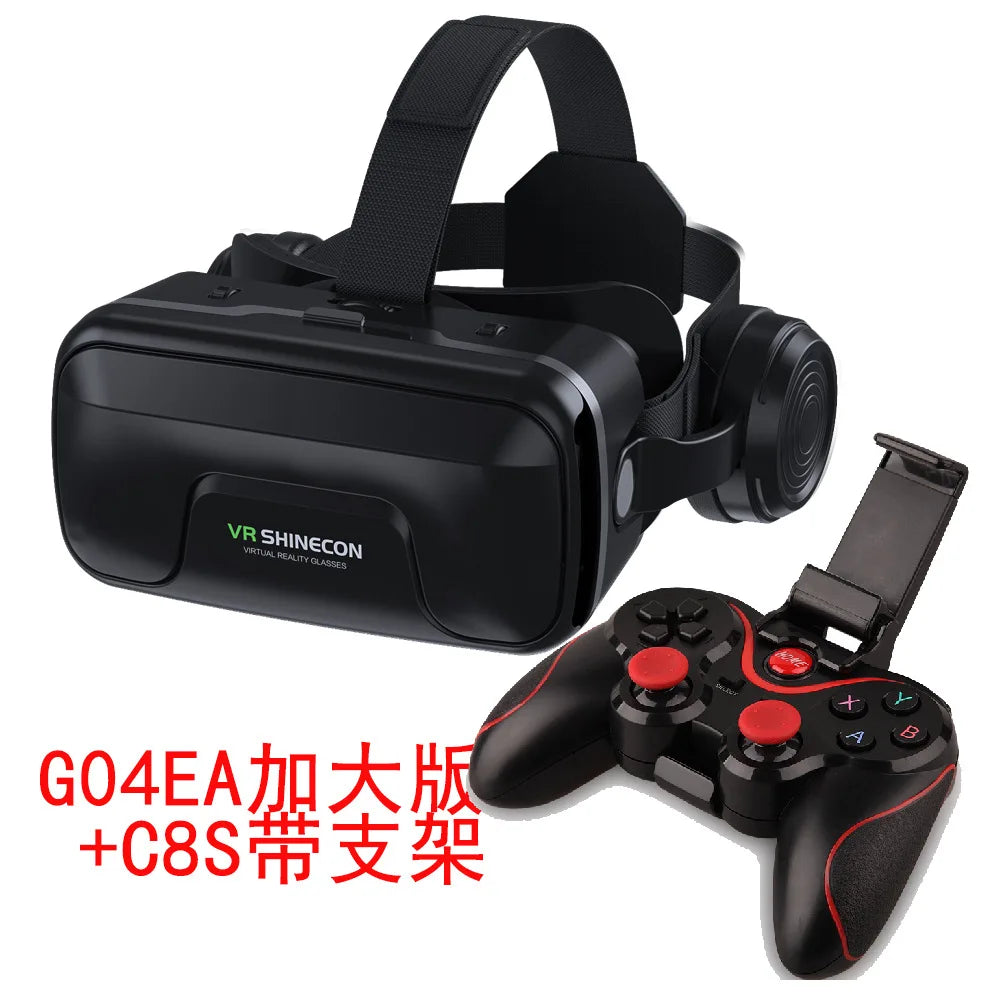 Casque VR 3D réalité virtuelle pour smartphone — lentilles, jeu vidéo (v13)