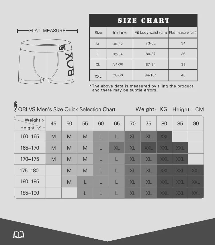 Boxer Homme ORLVS — Lot de 1 à 2 Pièces Confort Premium