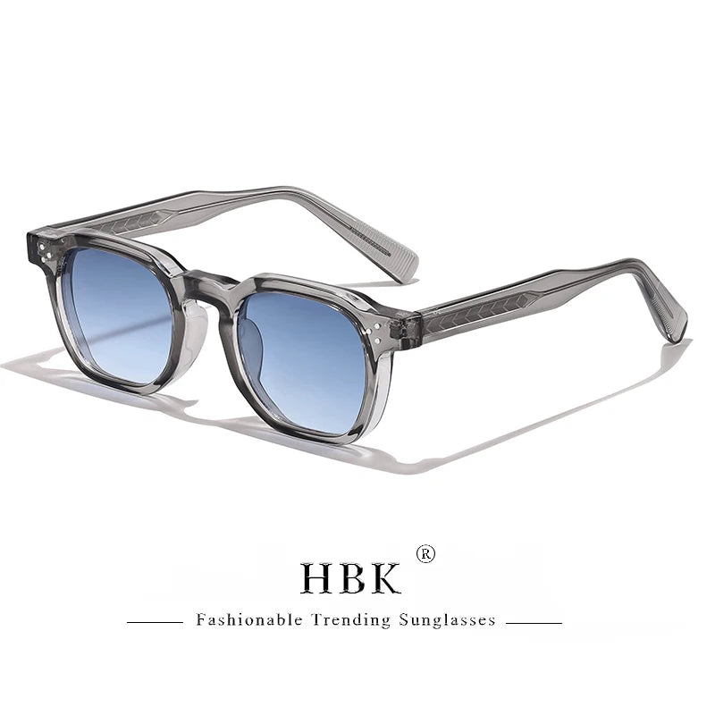 Lunettes de soleil carrées rétro punk — hommes et femmes, plage, conduite, UV400