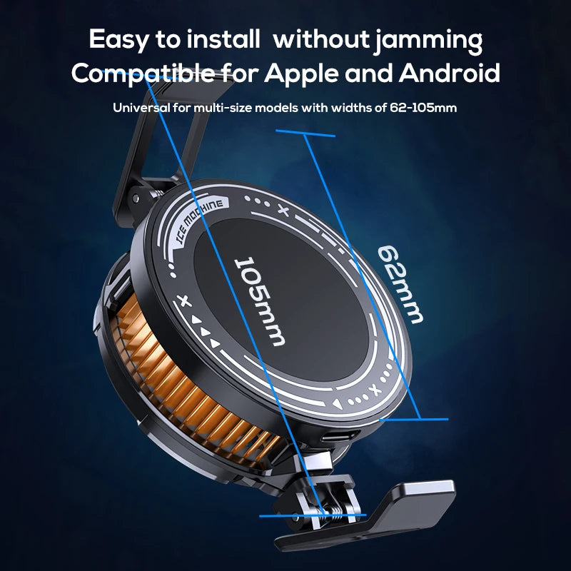 MEMO CX08 Pro — Refroidisseur Téléphone Magnétique Semi-Conducteur Clip Universel