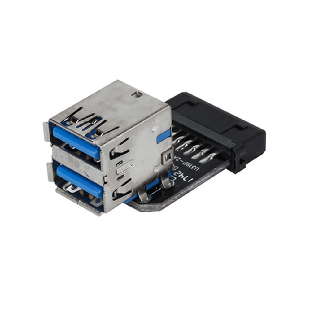 RGEconvex-Adaptateur de carte mère USB 3.0 femelle, convertisseur de carte mère, prise de bain, 19PIN, 20Pin, touriste