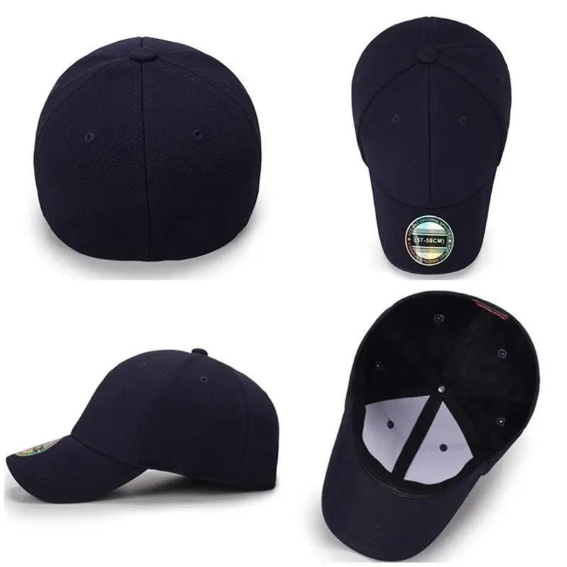 Casquette de baseball ajustée — sports plein air, golf, femmes, hommes, hip hop, snapback, visière