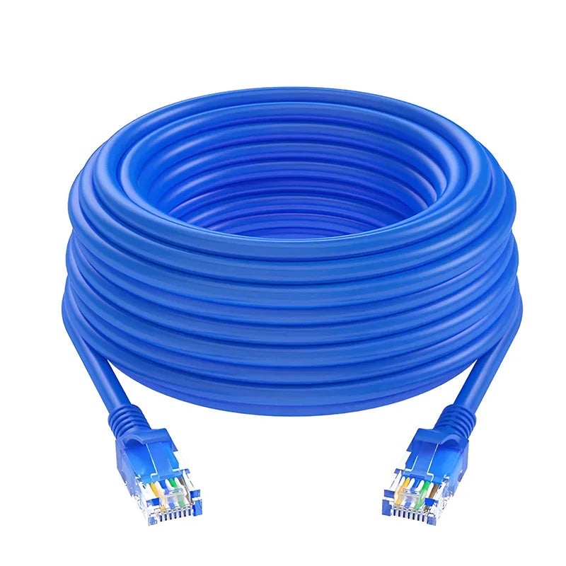 Cat6 RJ45 UTP Ethernet Cable 1000Mbps, 0.5/1/2/3/5/10/15/20/30/50M, LAN Network Cord, Internet Cord, Router, Computer Cable
