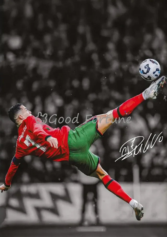 Affiche Toile Étoiles du Football — Décoration Murale Salon & Chambre