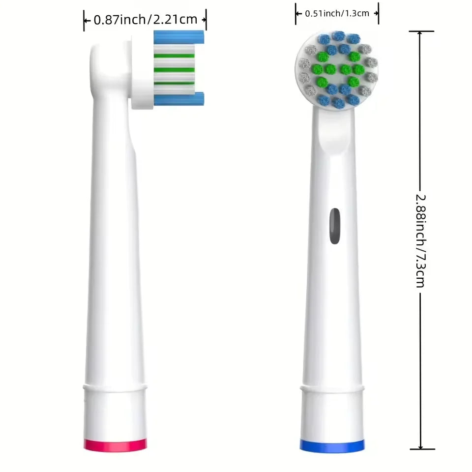 Têtes de brosse à dents électriques de remplacement universelles — compatibles brosses à dents standard
