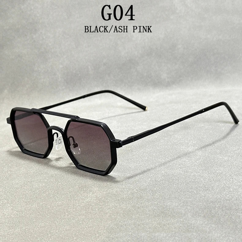 Lunettes de soleil carrées pour hommes Steampunk vintage — femmes, mode, rétro