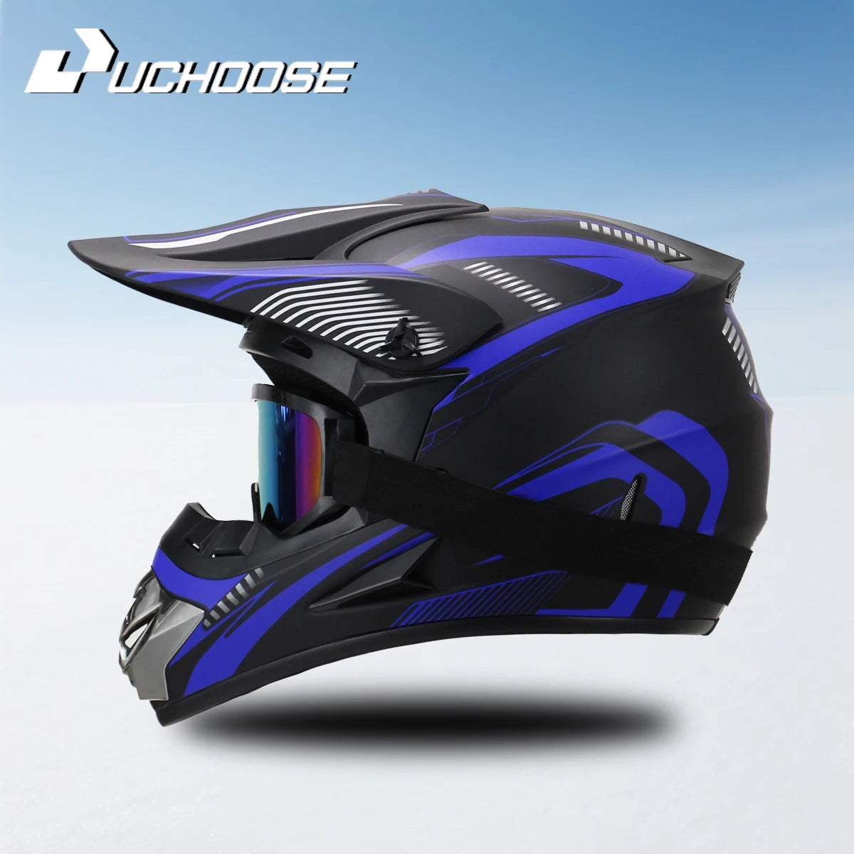 Casque Moto Tout-Terrain Cross DOT 2023 — Professionnel Course Motocross