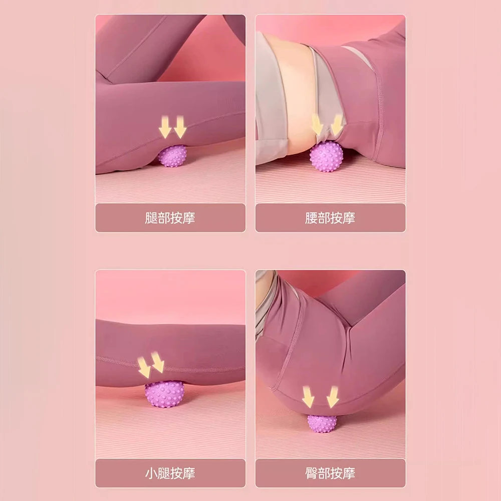 Balle de Massage Fascia TPR — Point Surelevé Yoga Dos Taille Pieds