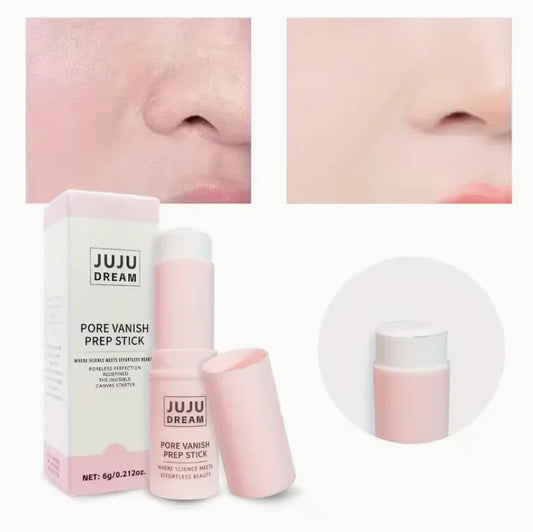 JUJU DREAM Pore Vanish Prep Stick - Pore Minimizing Prep Stick, Face Makeup Primer, Oil Control, for Smooth Makeup