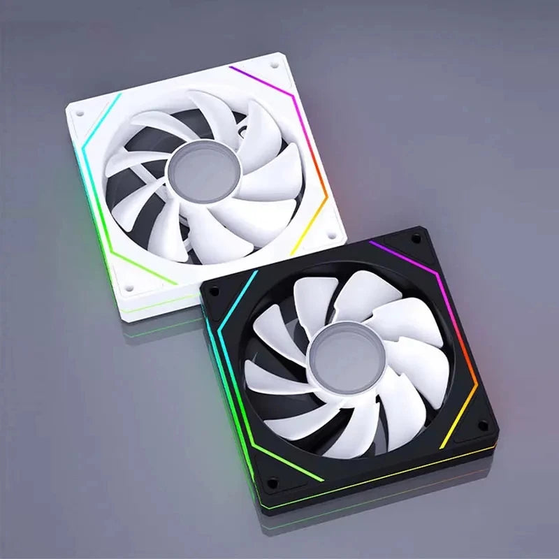 OEM PRISM 4 PRO ventilateur de châssis d'ordinateur 120mm 5V 3PIN ARGB 4 broches PWM ventilateur de refroidissement silencieux 12V grand Volume d'air 45.2CFM/600-1500 tr/min