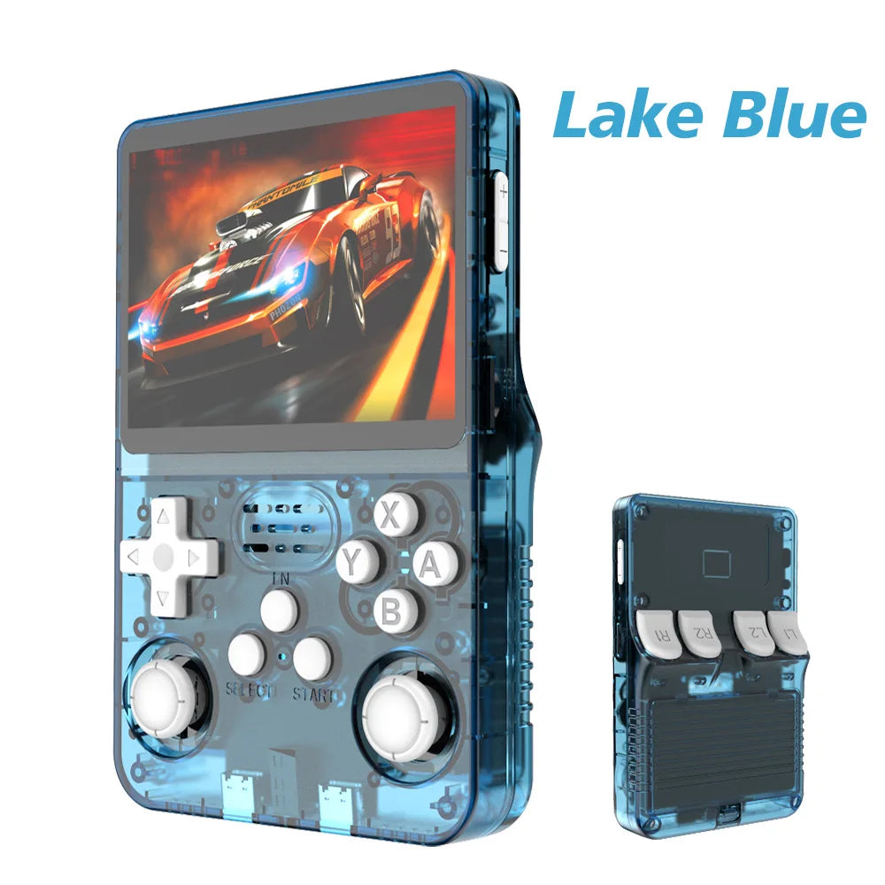 BOYHOM 64G 128G R36S Retro Handheld Game Console Linux System 3.5 Inch IPS Portable Pocket Player 64GB Video Games Kids Gifts