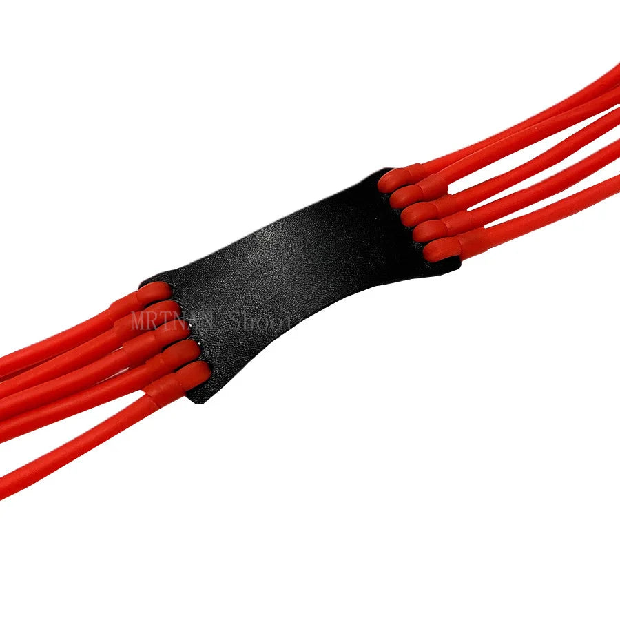 Fronde bande élastique en cuir élastique Latex puissant catapulte remplacement chasse en plein air tir Tube fronde élastique