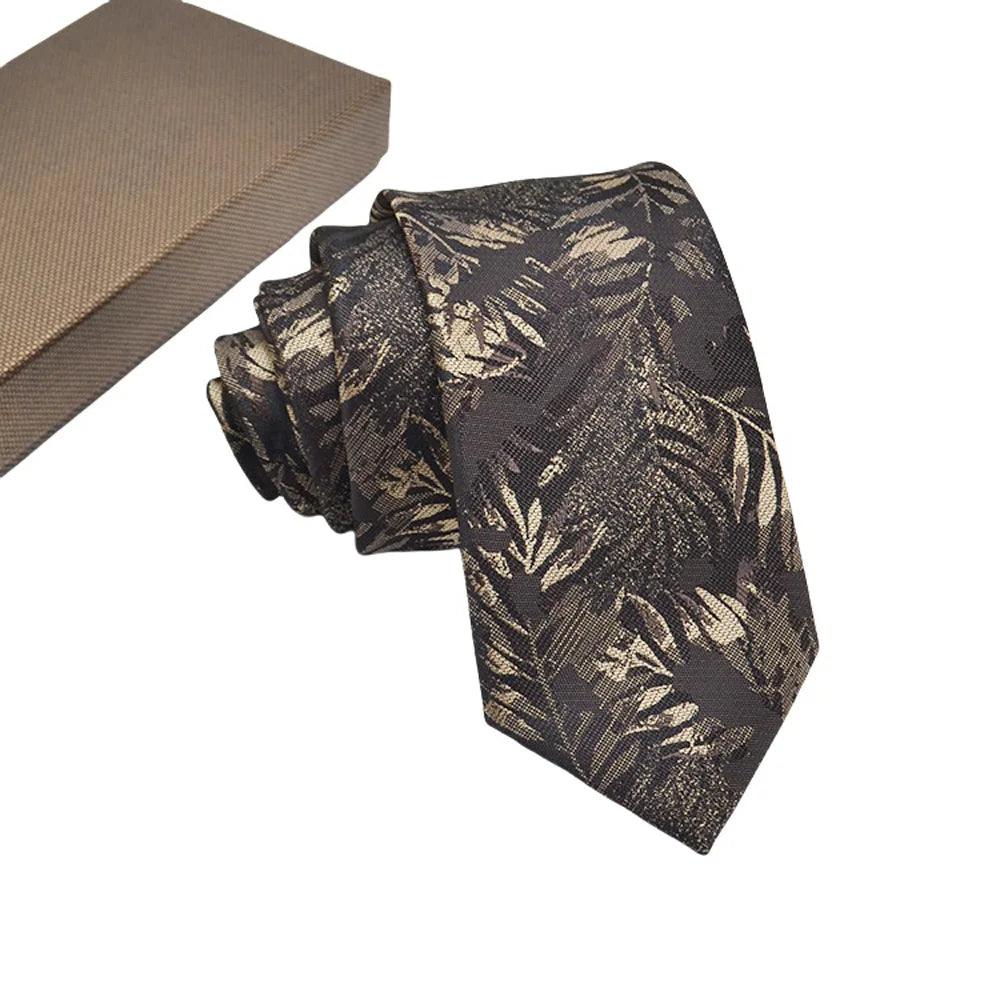 High Quality Men's Jacquard Floral Dot 8cm Tie Accessories Daily Wear Shirt Suit Tie Wedding Party Gifts Tie