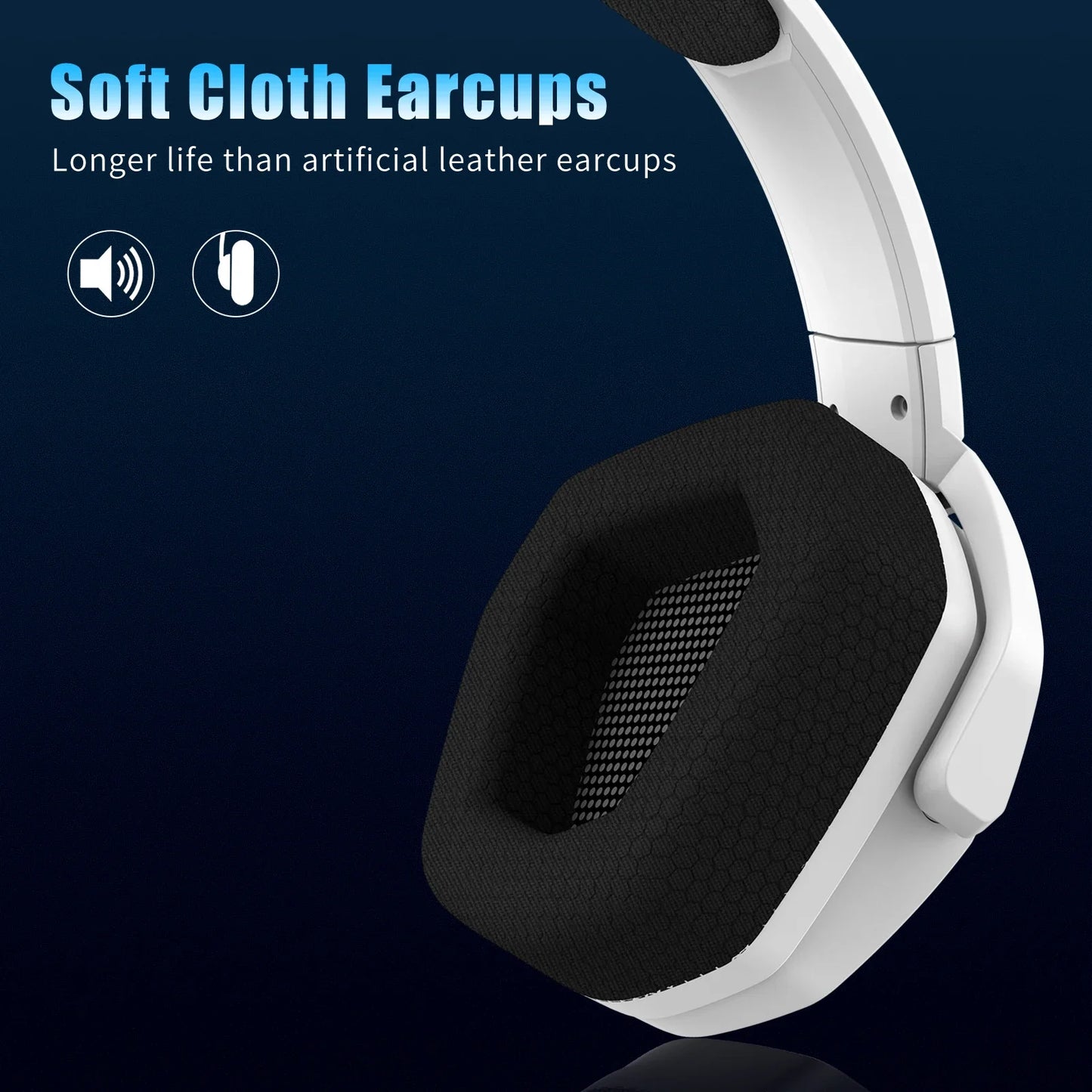 NUBWO G06 Dual Wireless Gaming Headset with Microphone for PS5, PS4, PC, Mobile, Switch 2.4GHz Bluetooth Wireless Headset