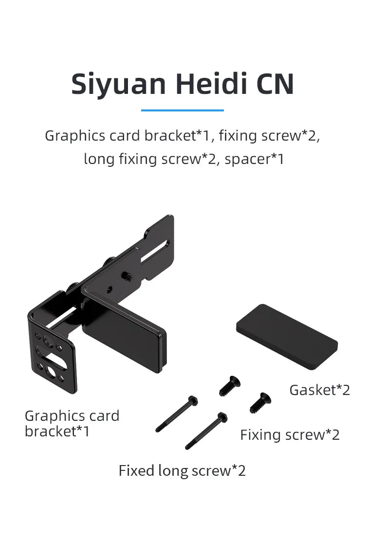 TEUCER VC-5 châssis position du ventilateur GPU cadre de Support en acier inoxydable Support de carte vidéo empêcher l'affaissement pour RTX 4090 4080