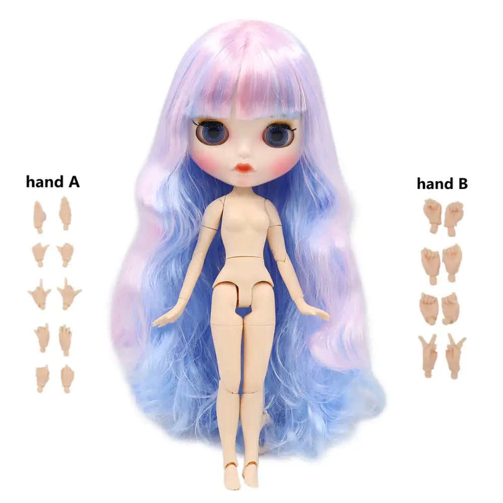 Poupée 1/6 corps articulé BJD bricolage — mode, fille, cadeau, ensemble à main A & B