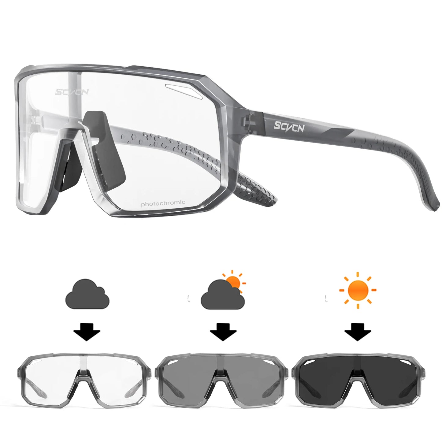 Lunettes de Cyclisme VTT UV400 — Course Conduite Sports Extérieur Homme Femme