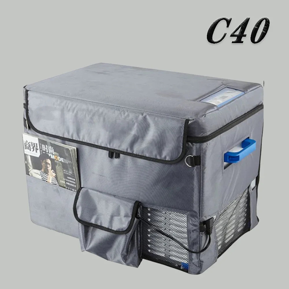 Réfrigérateur extérieur avec housse d'isolation — voyage, camping, série 25-75L