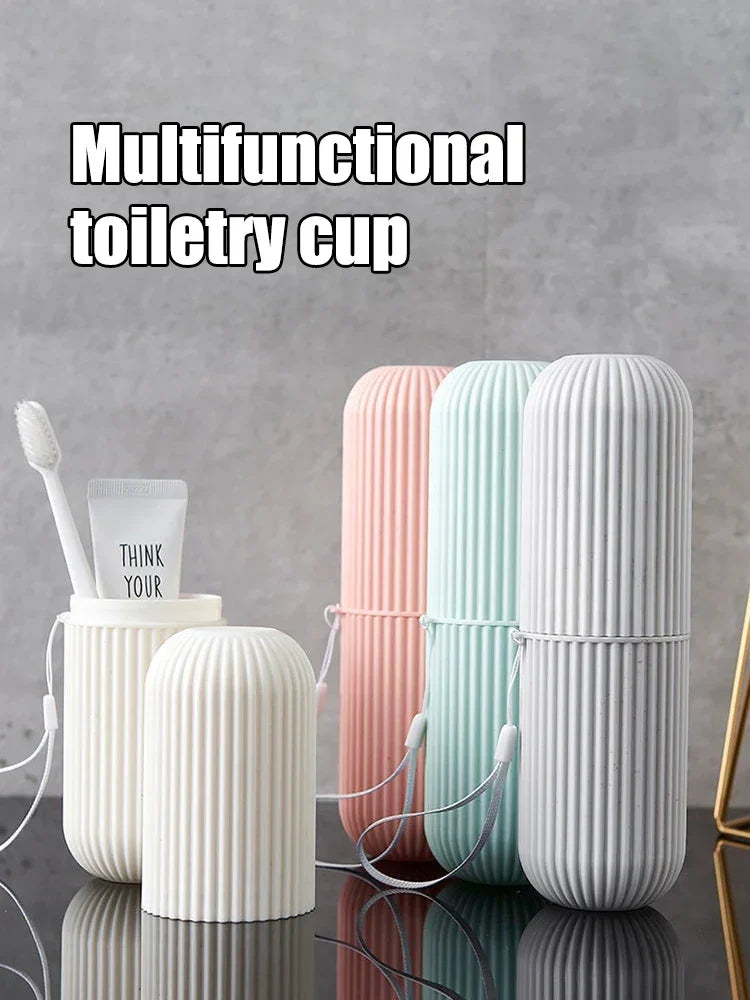 Tasse Porte-Brosse à Dents Portable — Organisateur Voyage Salle de Bain