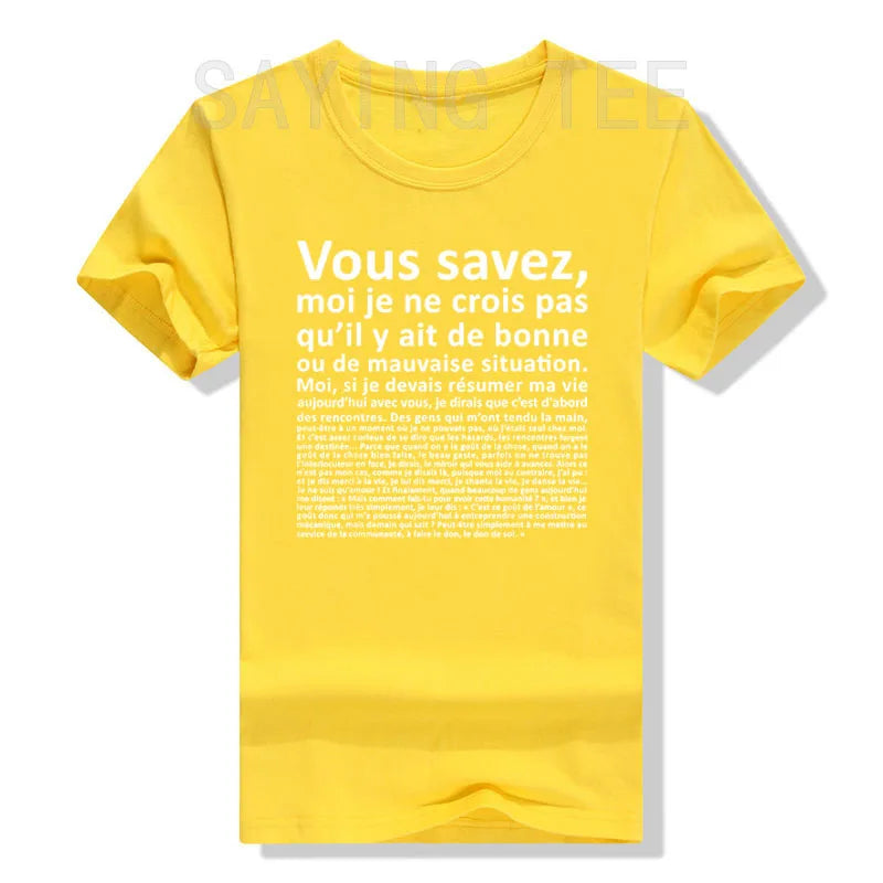 SABES Camiseta Clásica con Letras Impresas, Monólogos de Otis, Humorística, Gráfica, Regalos