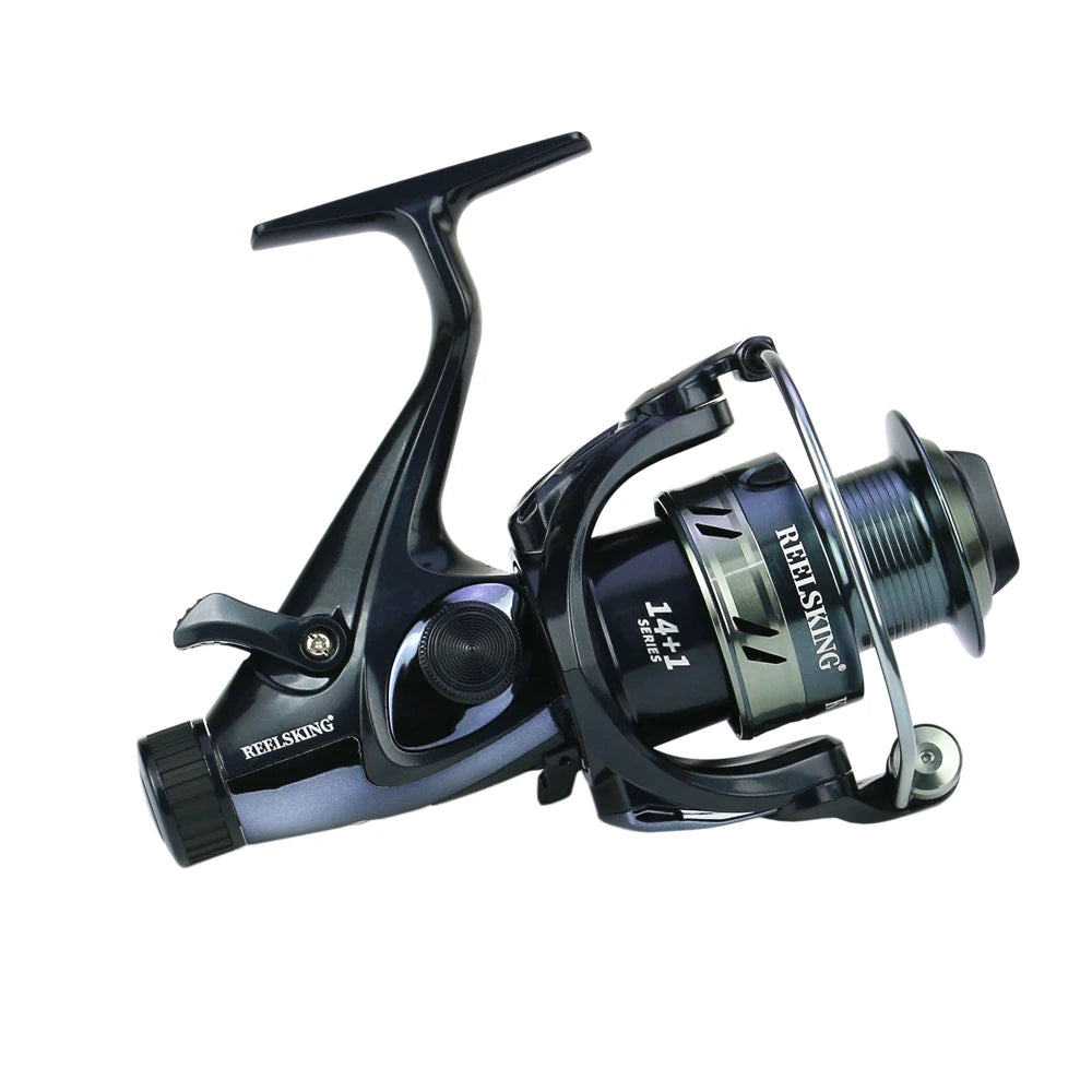 Max 8-25KG glisser 14 + 1 BB carpe avant arrière Double frein moulinet de pêche bobine en métal outils de pêche moulinet de pêche eau salée