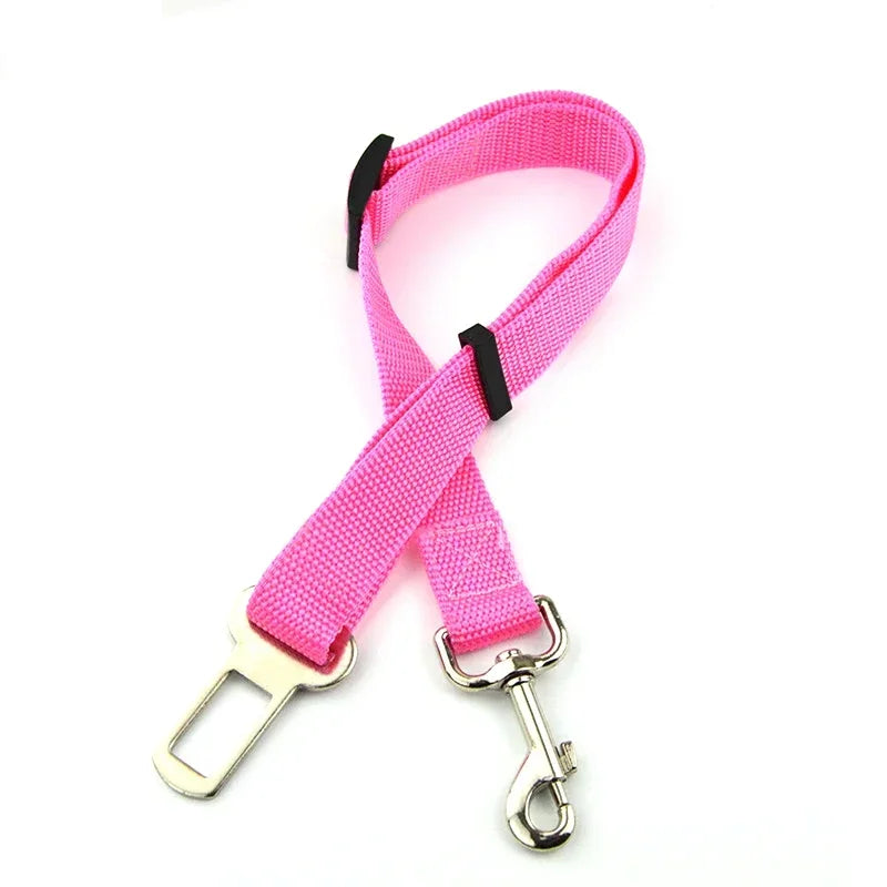 Ceinture de sécurité réglable pour animaux de compagnie, chat, chien, siège pour animaux de compagnie, véhicule, harnais pour chien, Clip en plomb, levier de sécurité, Traction, colliers pour chiens, Accessoires pour c