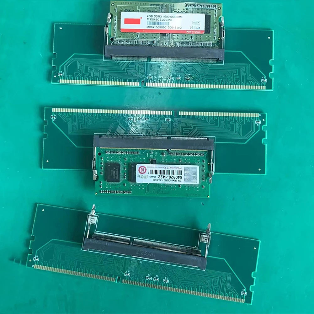Ordinateur portable vers ordinateur de bureau SO-DIMM vers PC carte DIMM DDR3 DDR4 DDR5 mémoire RAM adaptateur de mémoire ordinateur portable de jeu RAM connecteur carte mémoire bâton
