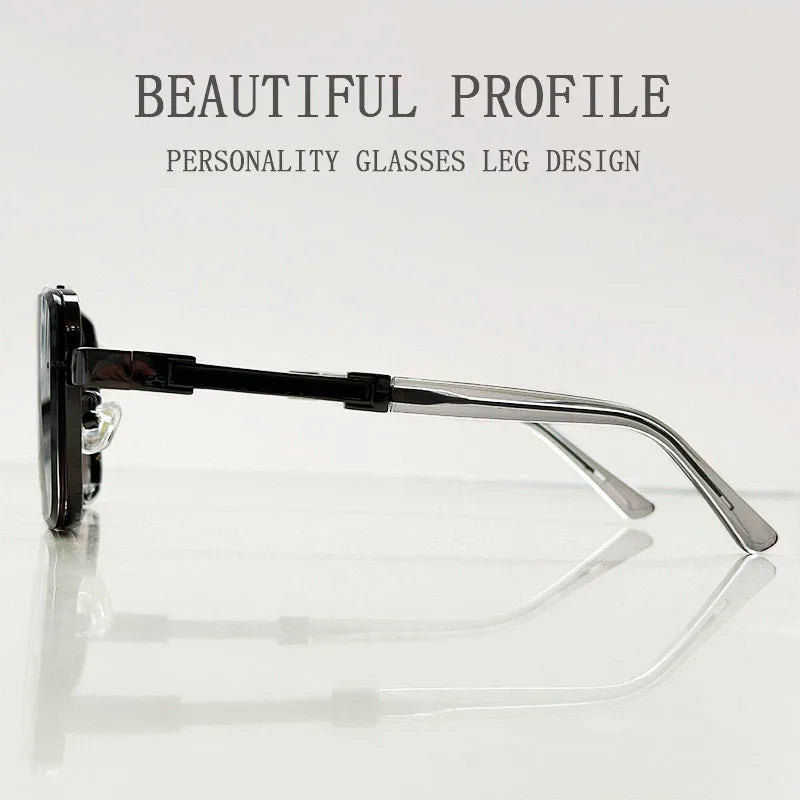 Lunettes de soleil carrées pour hommes et femmes — vintage, mode, rétro, 2025 (v3)